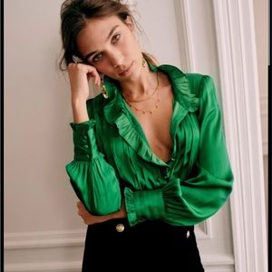 Sezane Johana blouse. Size 34.